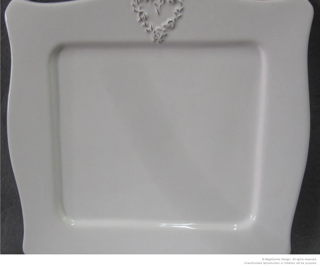Original rose heart relief product photograph from supplied PDF