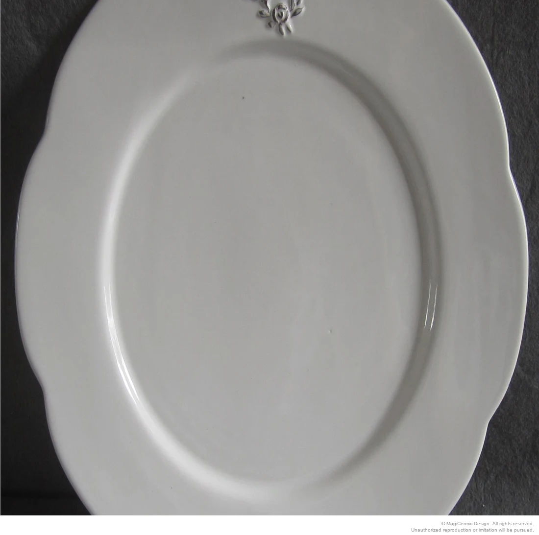 Original rose heart relief product photograph from supplied PDF