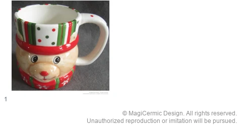 Complete original product reference board for Holiday Bear, page 1