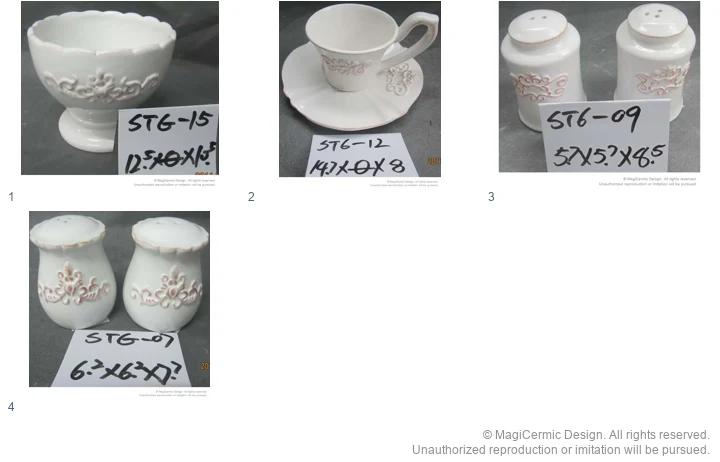 Complete original product reference board for Flowers in Miniature, page 1