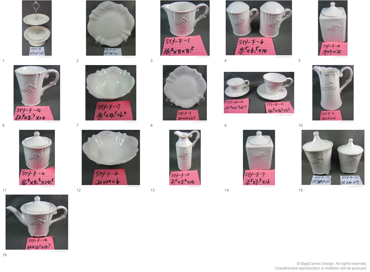 Complete original product reference board for A Twig in Blush, page 1