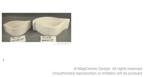 Complete original product reference board for Angular boat bowls, page 1