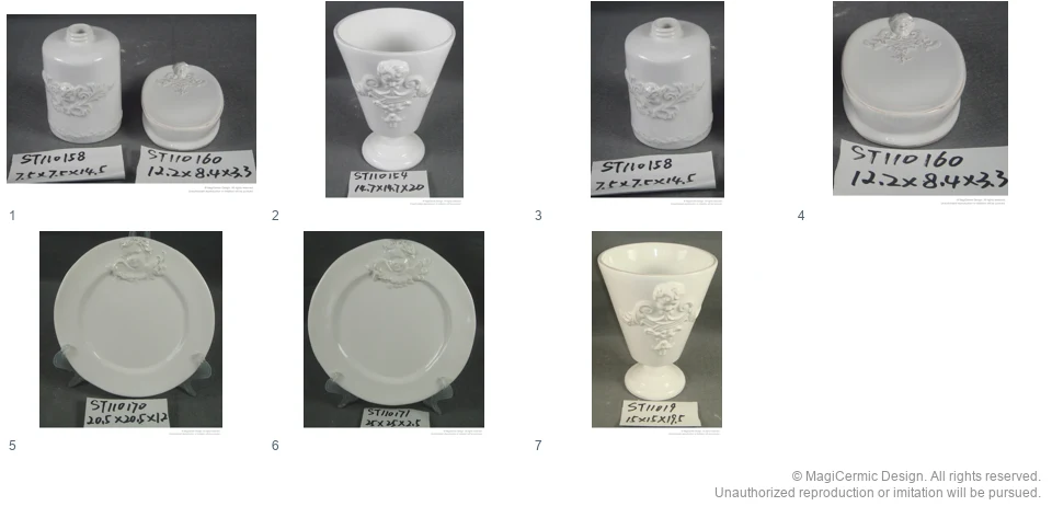Complete original product reference board for Cherub relief service, page 1
