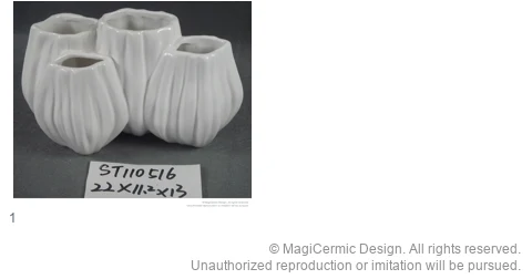 Complete original product reference board for Cluster bud vase, page 1