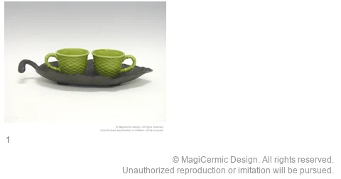 Complete original product reference board for Corn cups and tray, page 1