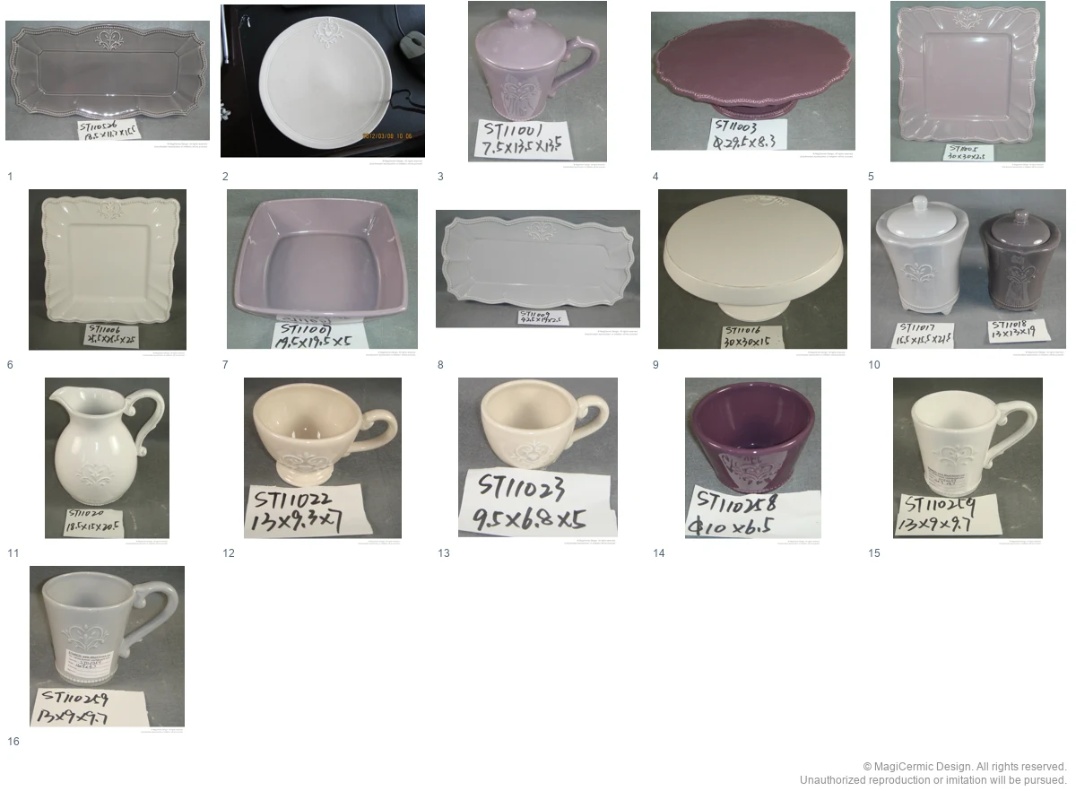 Complete original product reference board for Crowned scroll heart service, page 1