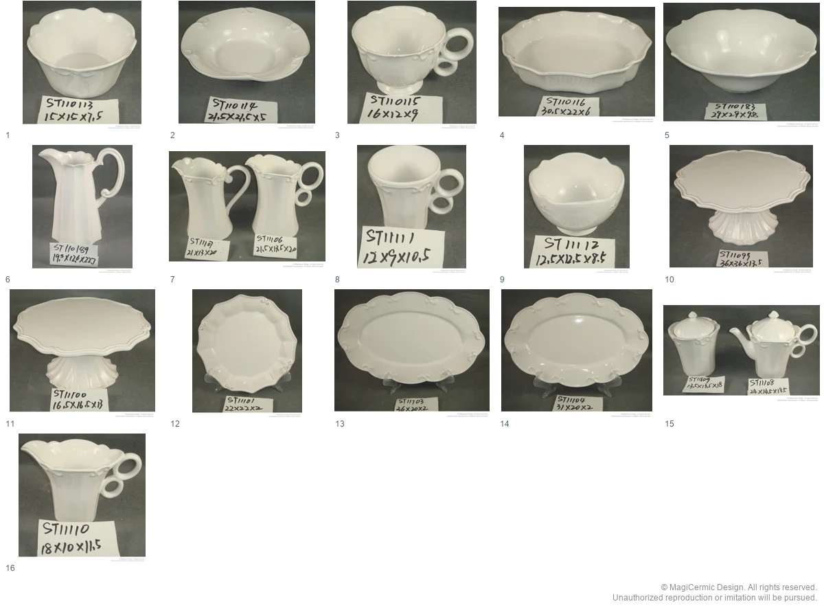 Complete original product reference board for Curl rim service, page 1