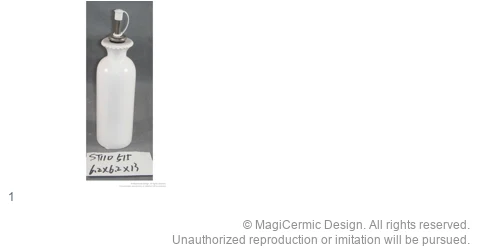 Complete original product reference board for Plain oil bottle, page 1