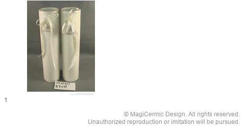 Complete original product reference board for Ribbon candlesticks, page 1