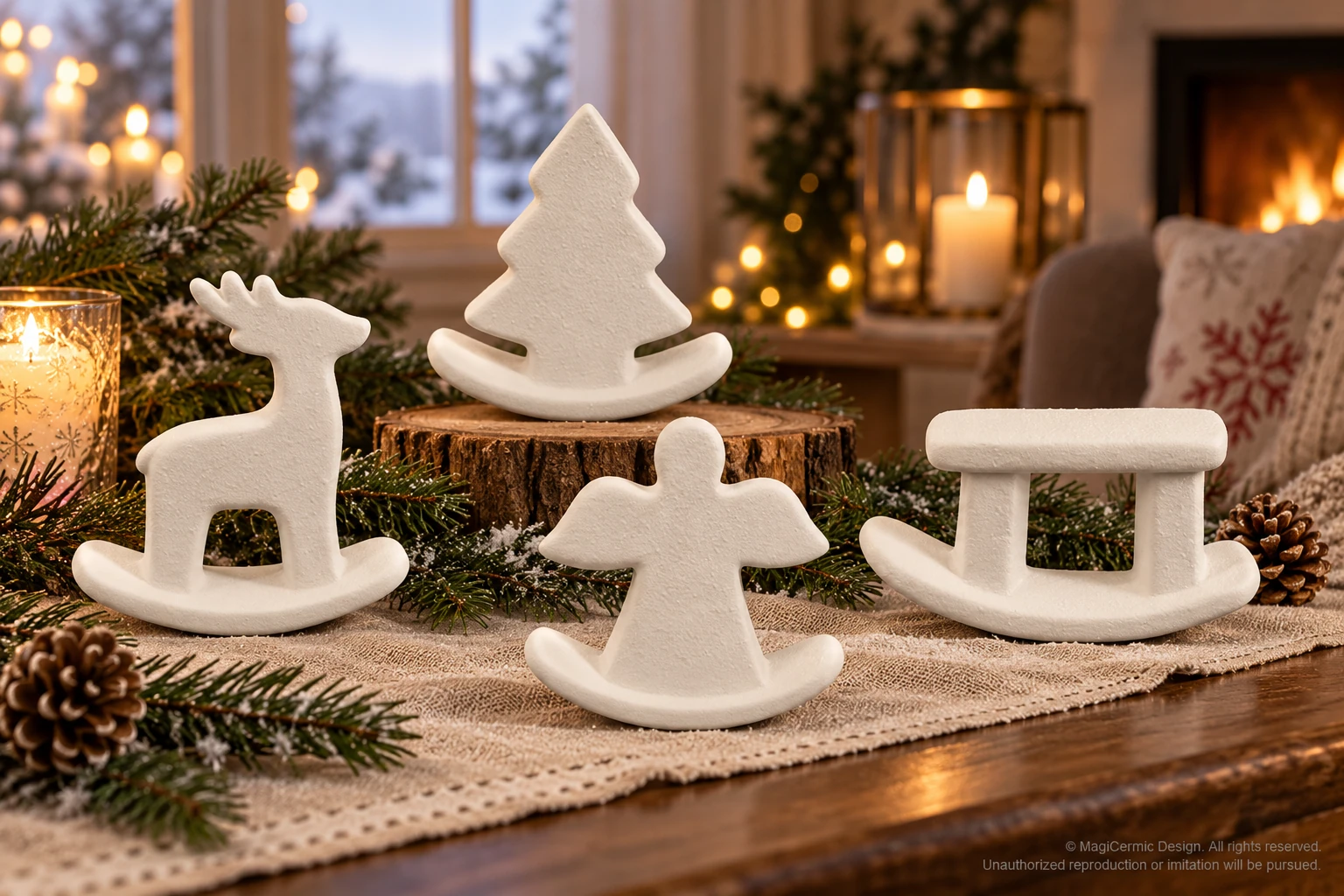 AI styling concept for Rocking Winter; original product reference images govern selected forms and details.