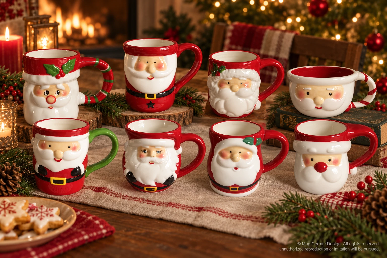 AI styling concept for Santa Smiles; original product reference images govern selected forms and details.