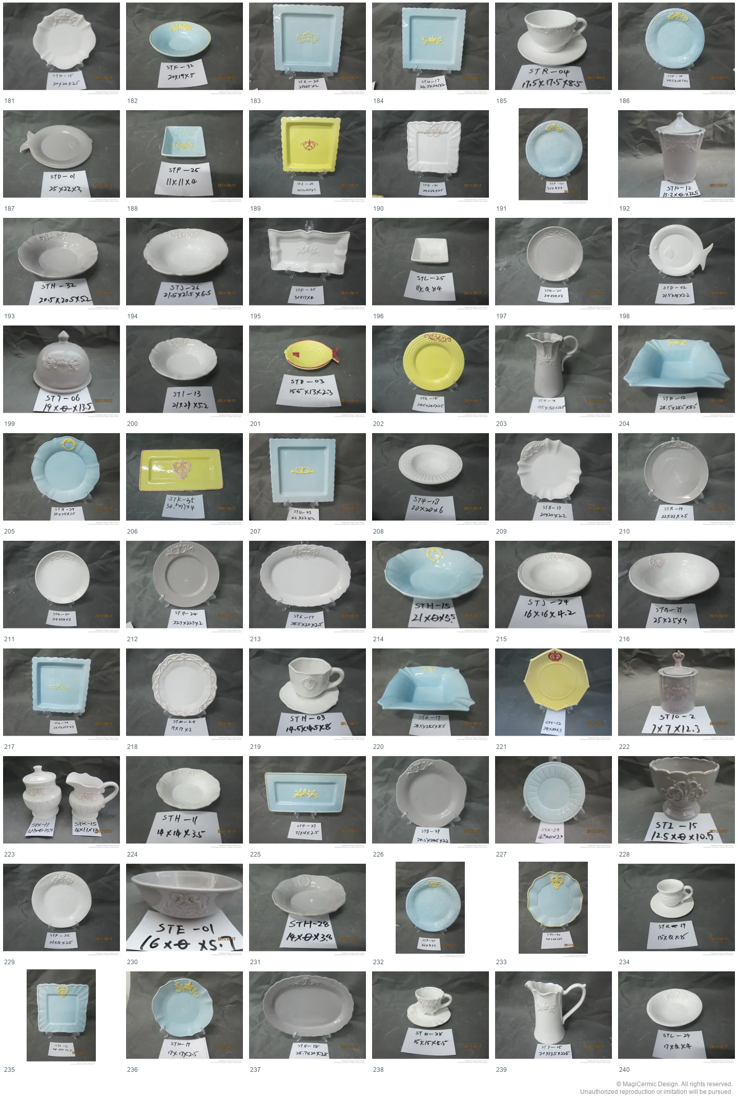 Complete original product reference board for this selection, page 4