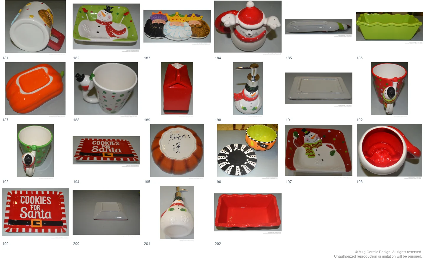Complete original product reference board for this selection, page 4