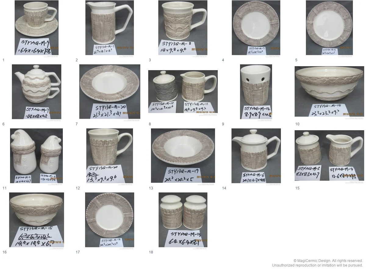 Complete original product reference board for this selection, page 1