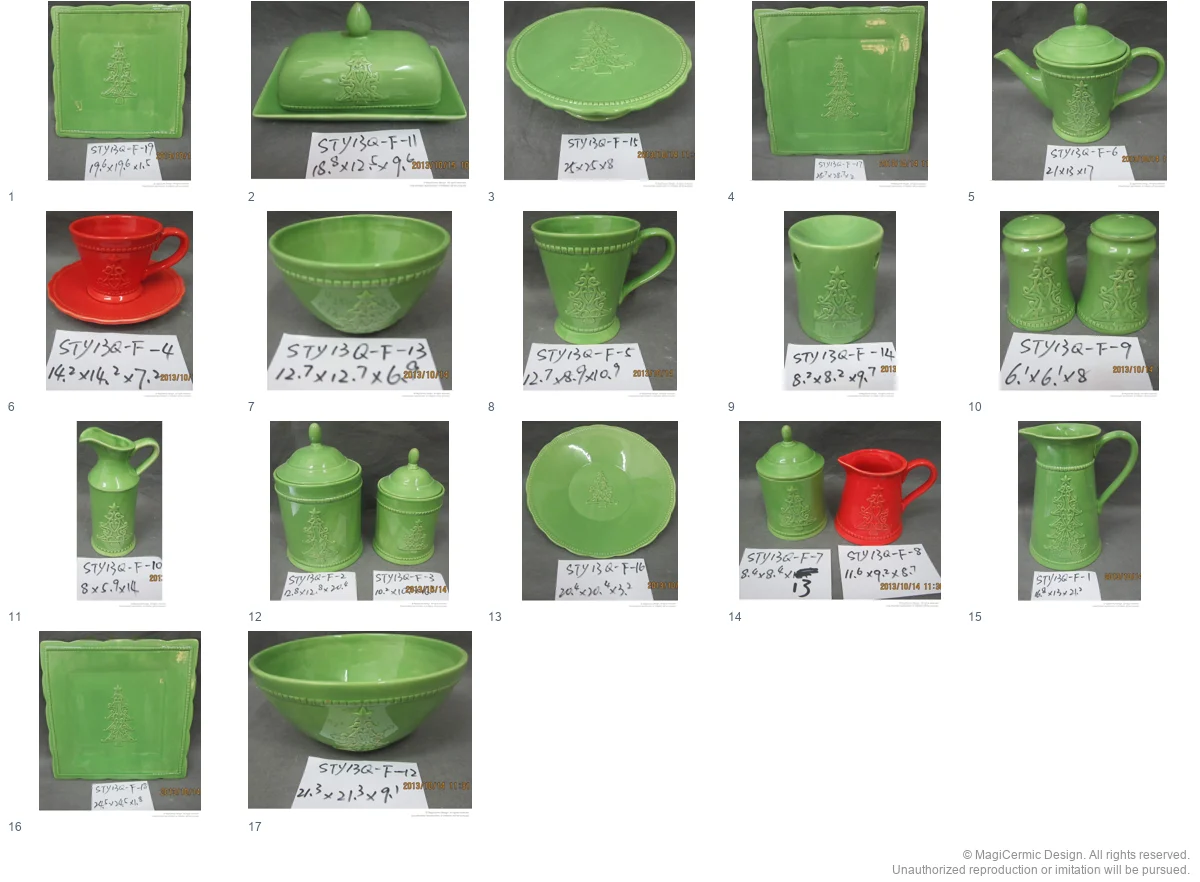 Complete original product reference board for this selection, page 1