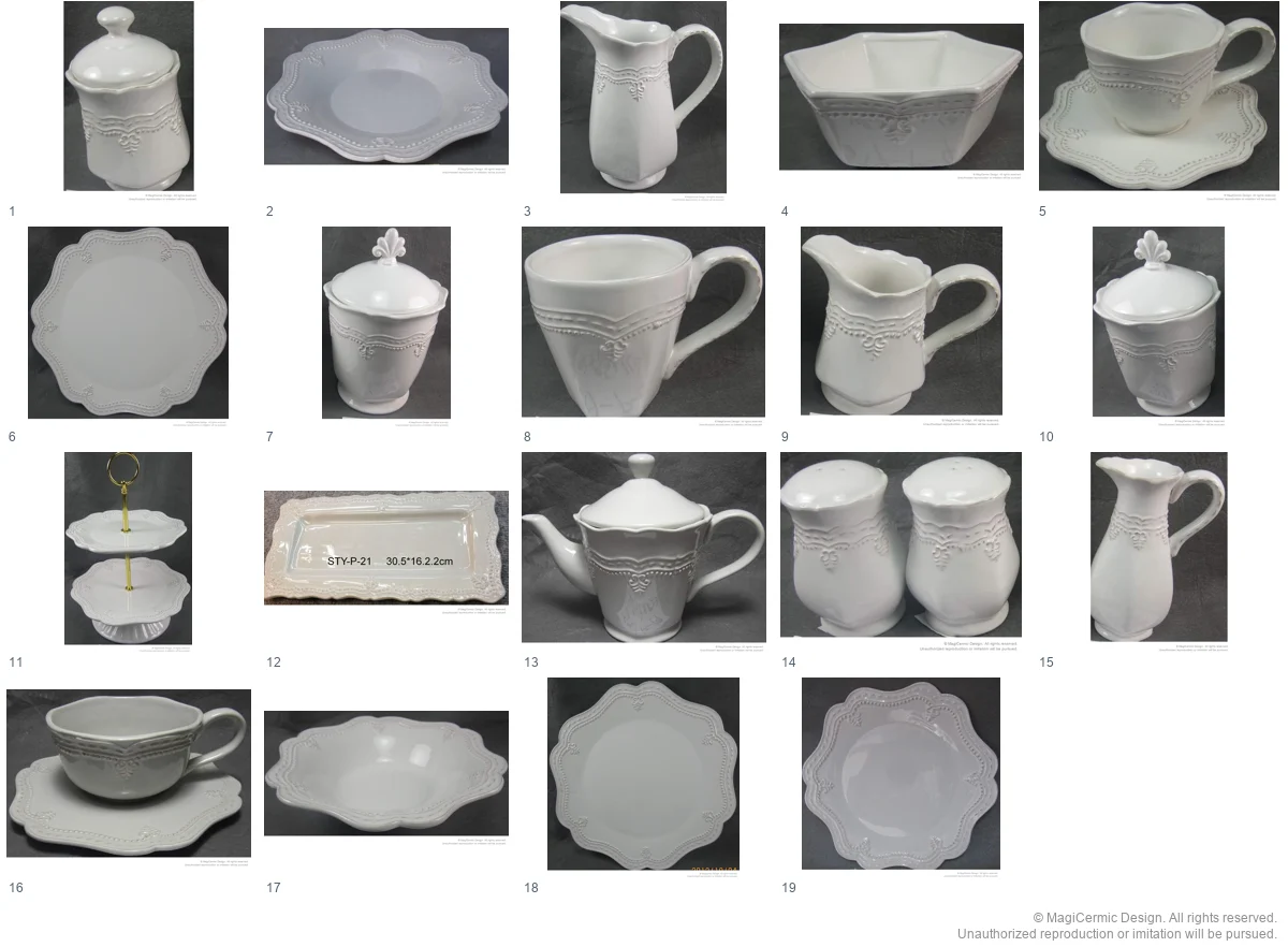 Complete original product reference board for this selection, page 1