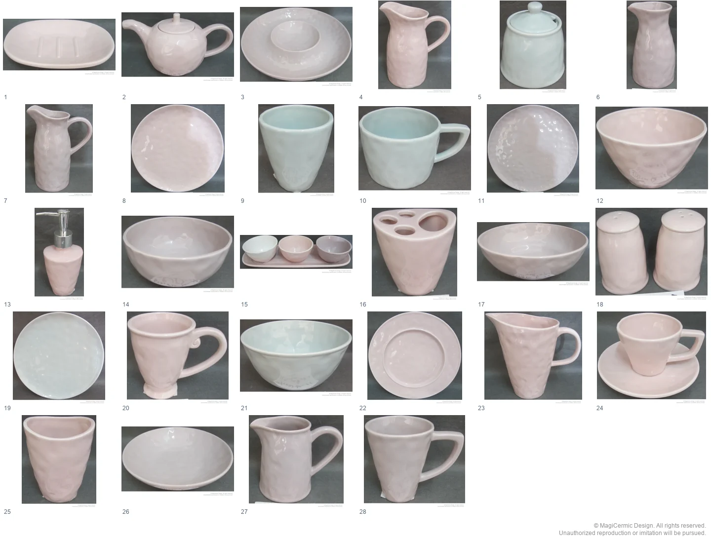 Complete original product reference board for this selection, page 1