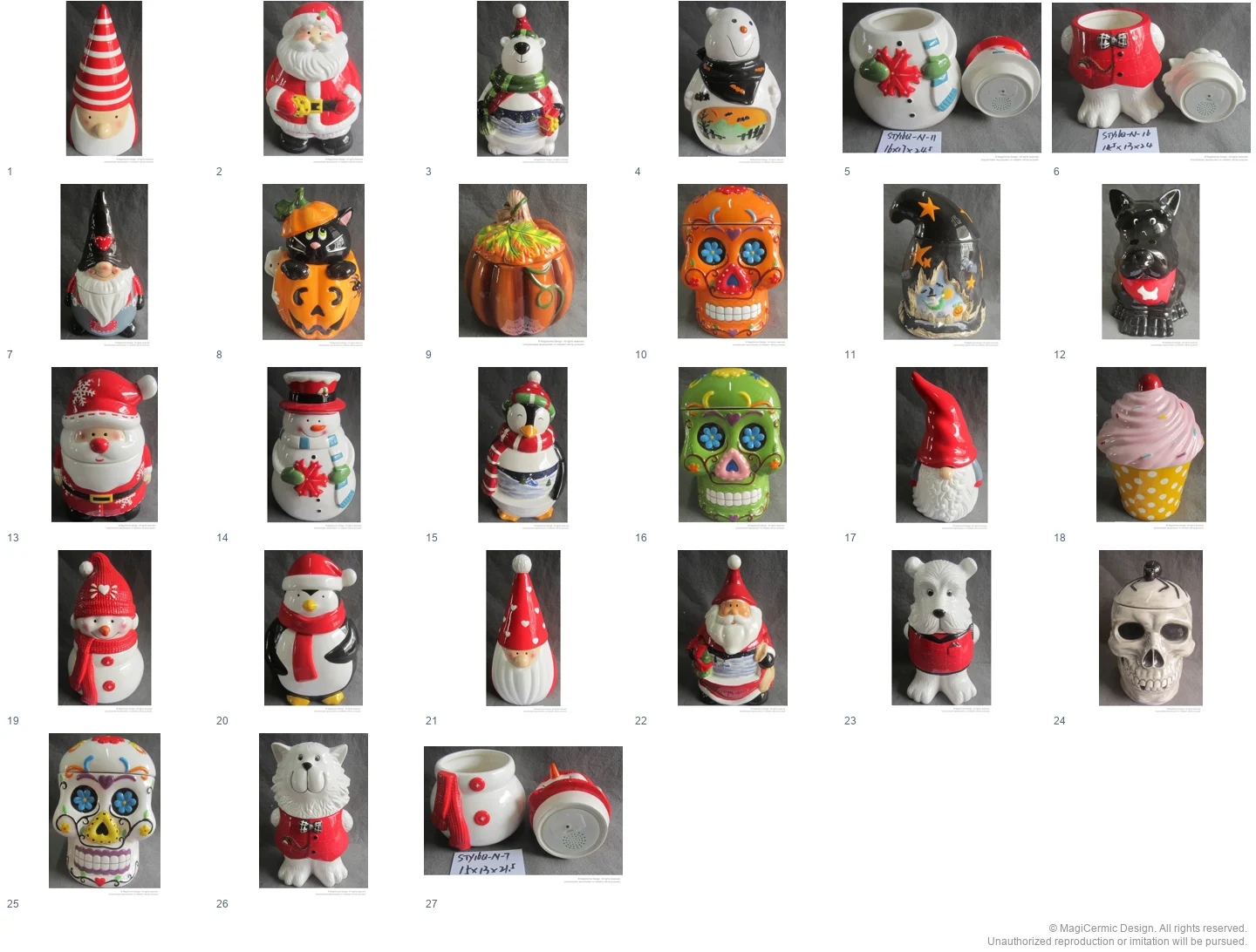 Complete original product reference board for this selection, page 1