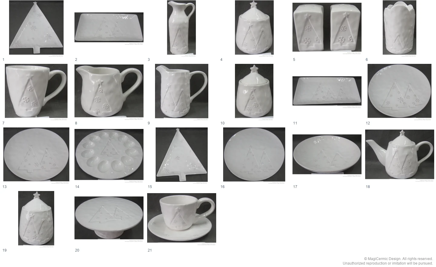 Complete original product reference board for this selection, page 1