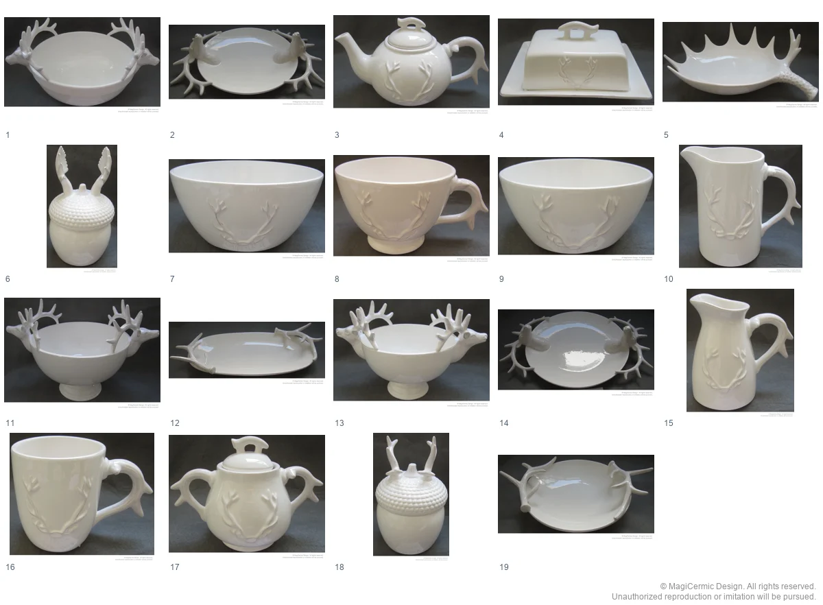 Complete original product reference board for this selection, page 1
