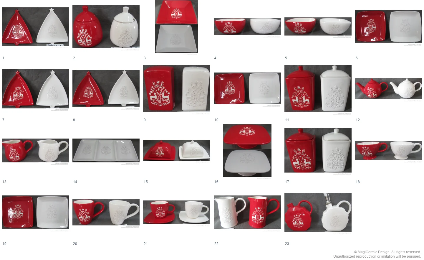 Complete original product reference board for this selection, page 1