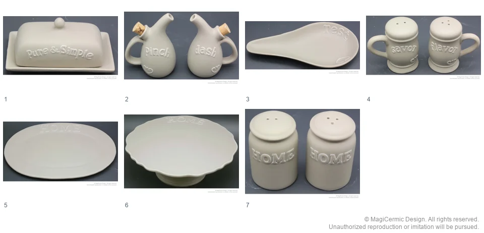 Complete original product reference board for this selection, page 1