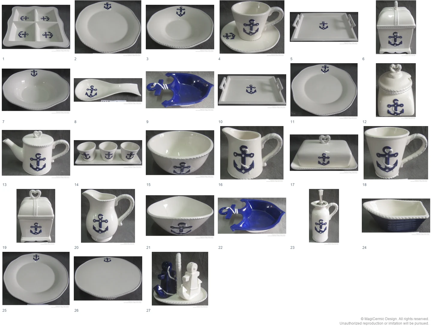 Complete original product reference board for this selection, page 1