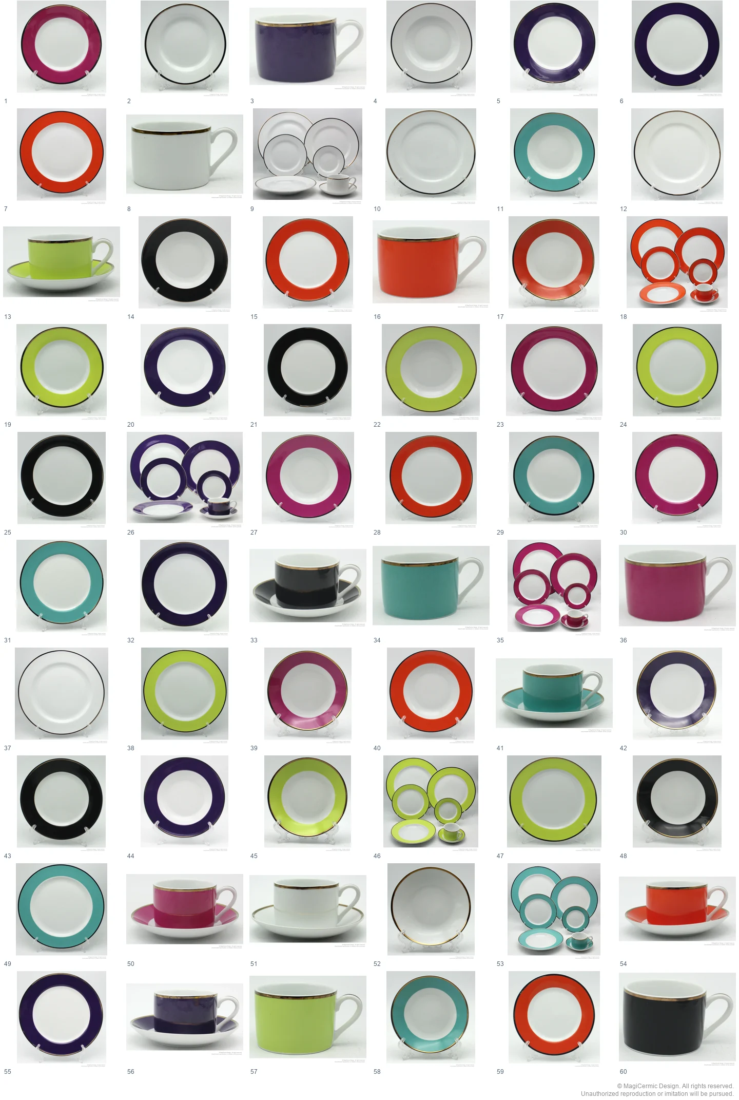 Complete original product reference board for this selection, page 1