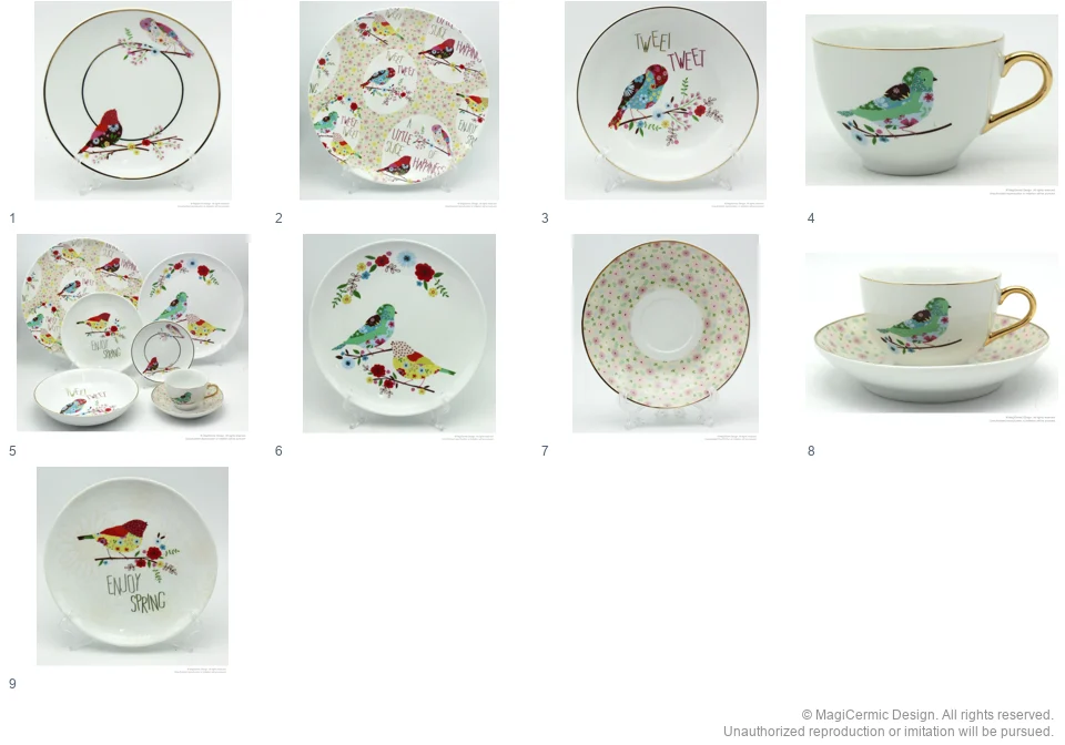 Complete original product reference board for this selection, page 1