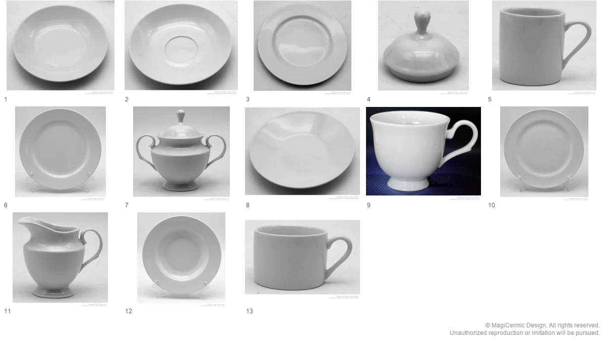 Complete original product reference board for this selection, page 1