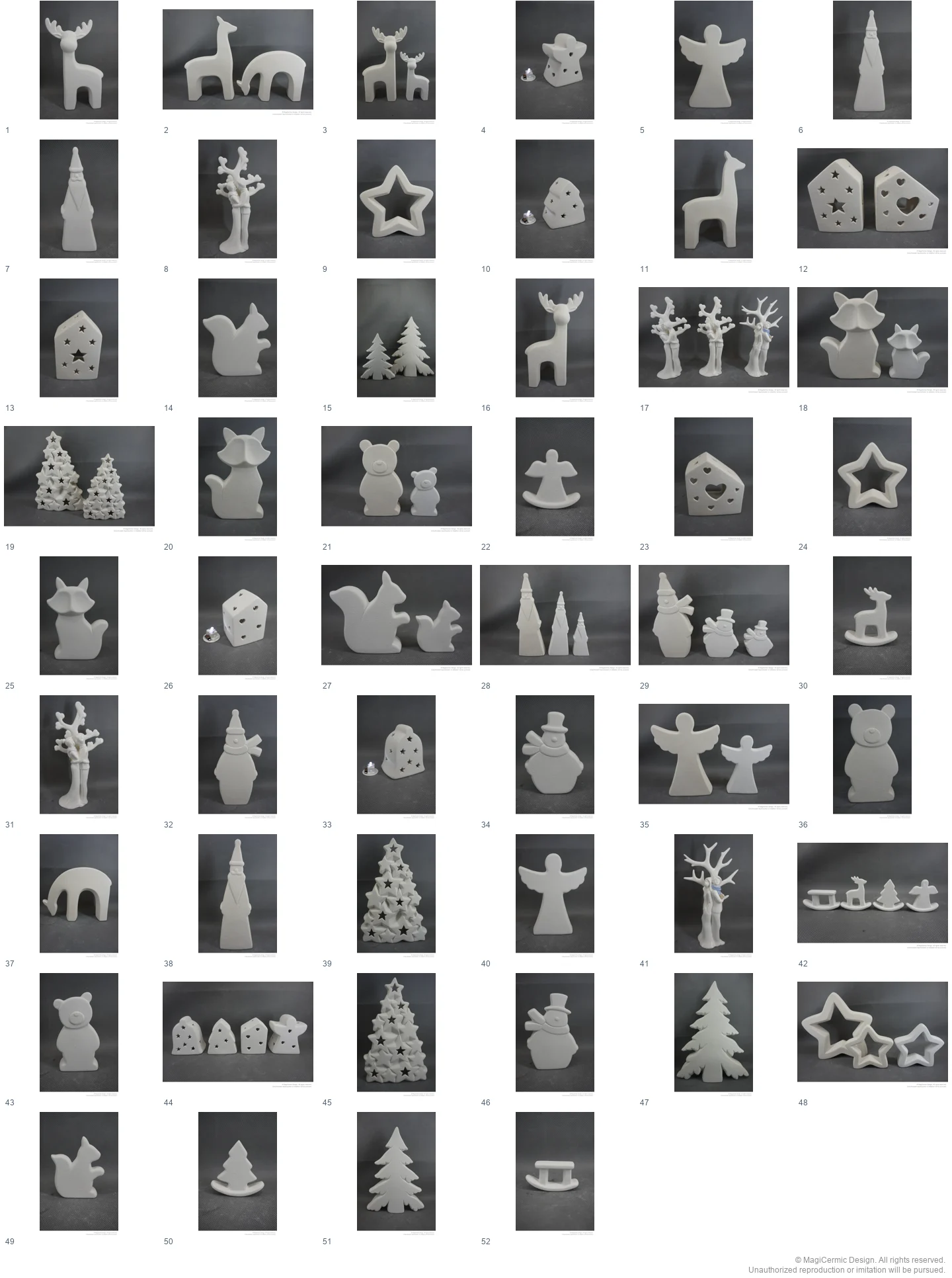 Complete original product reference board for this selection, page 1