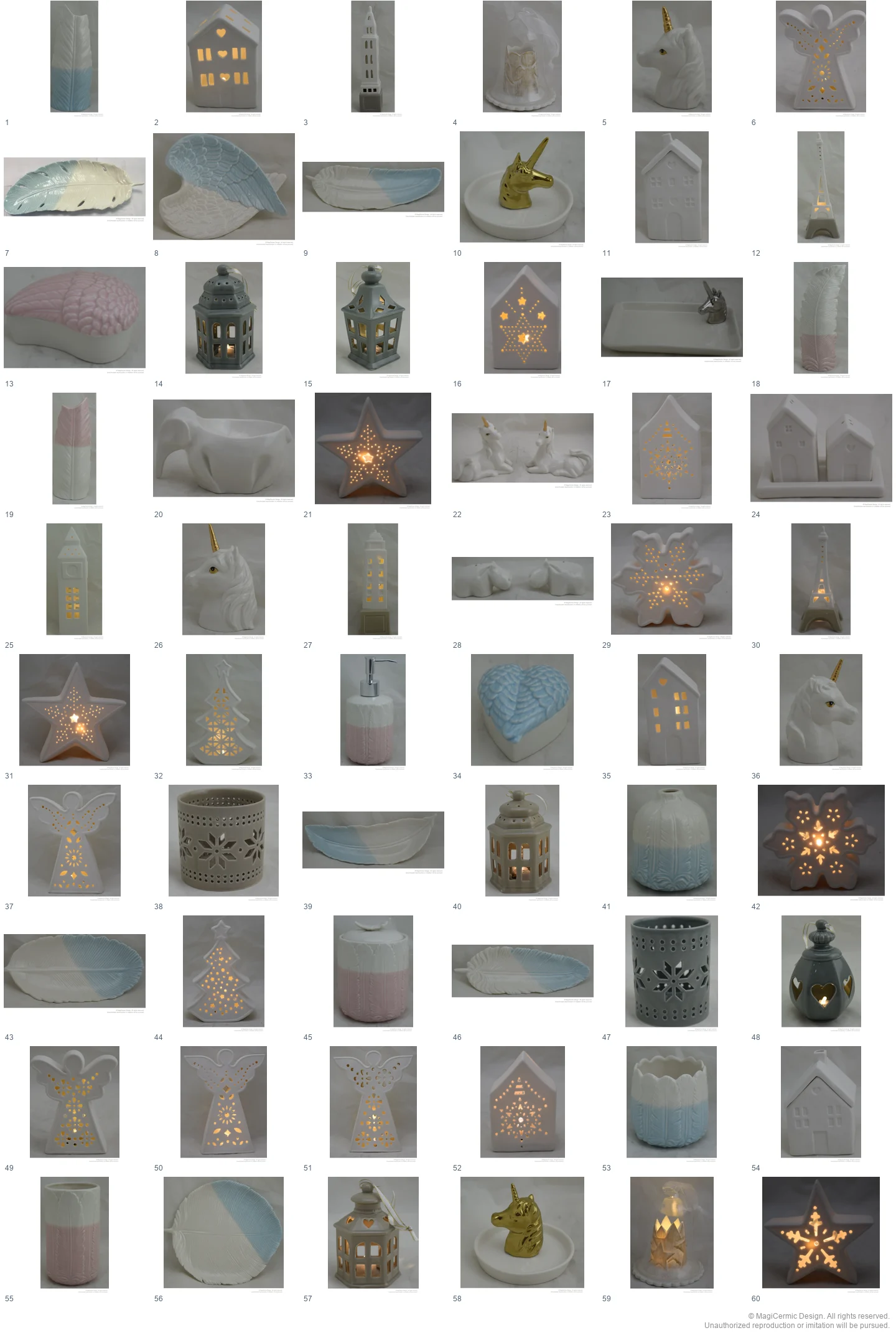 Complete original product reference board for this selection, page 1
