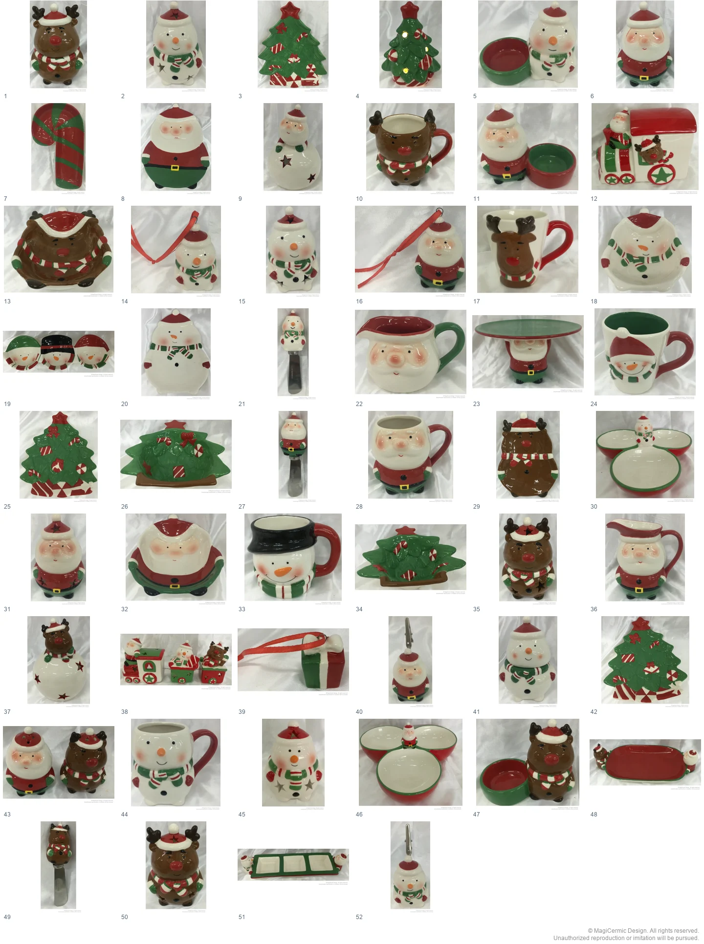 Complete original product reference board for this selection, page 1