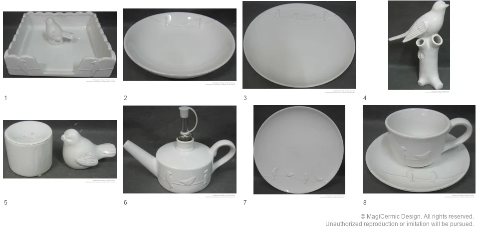 Complete original product reference board for this selection, page 1