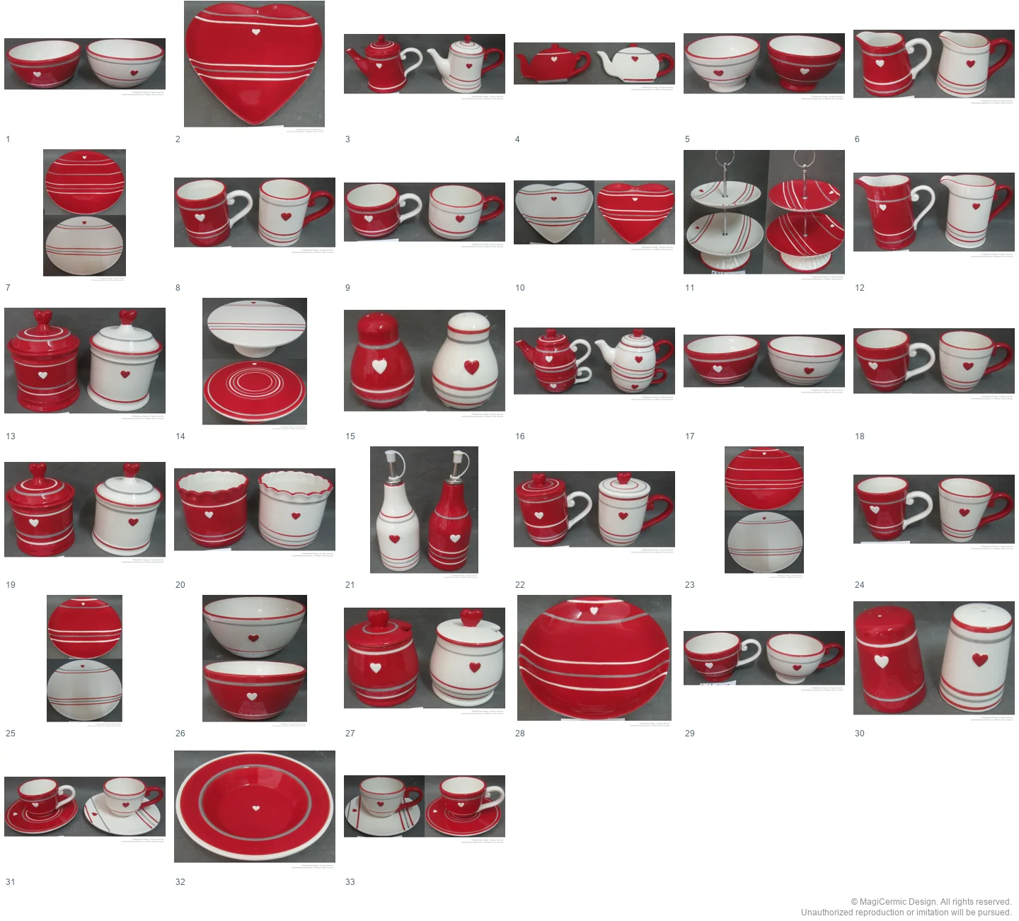 Complete original product reference board for this selection, page 1