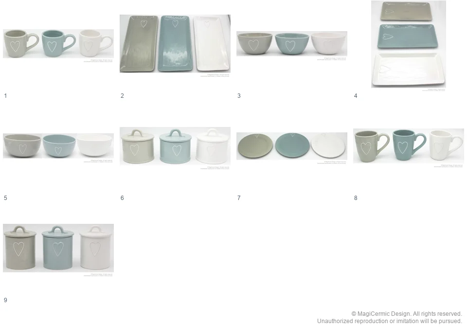 Complete original product reference board for this selection, page 1