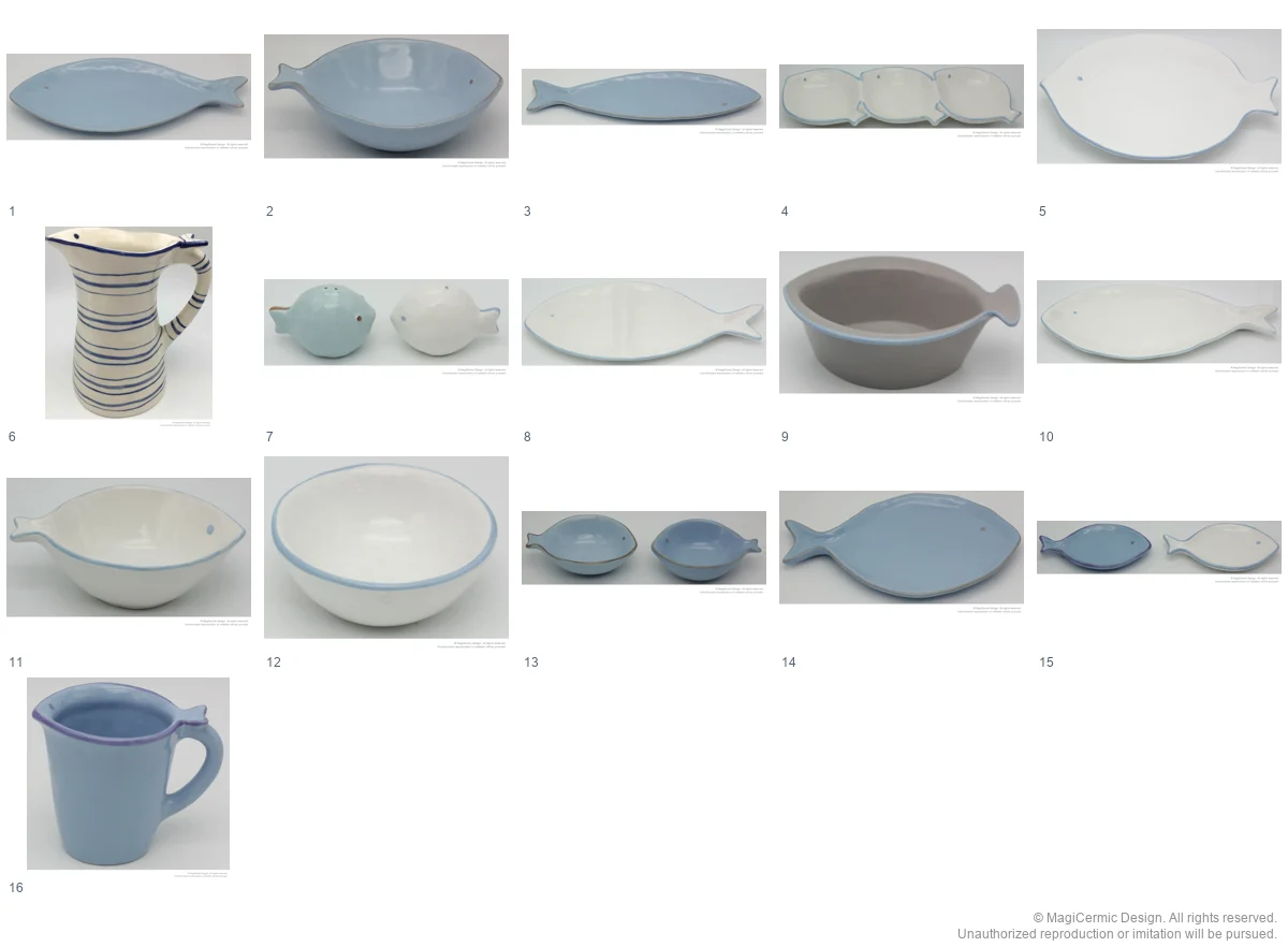 Complete original product reference board for this selection, page 1