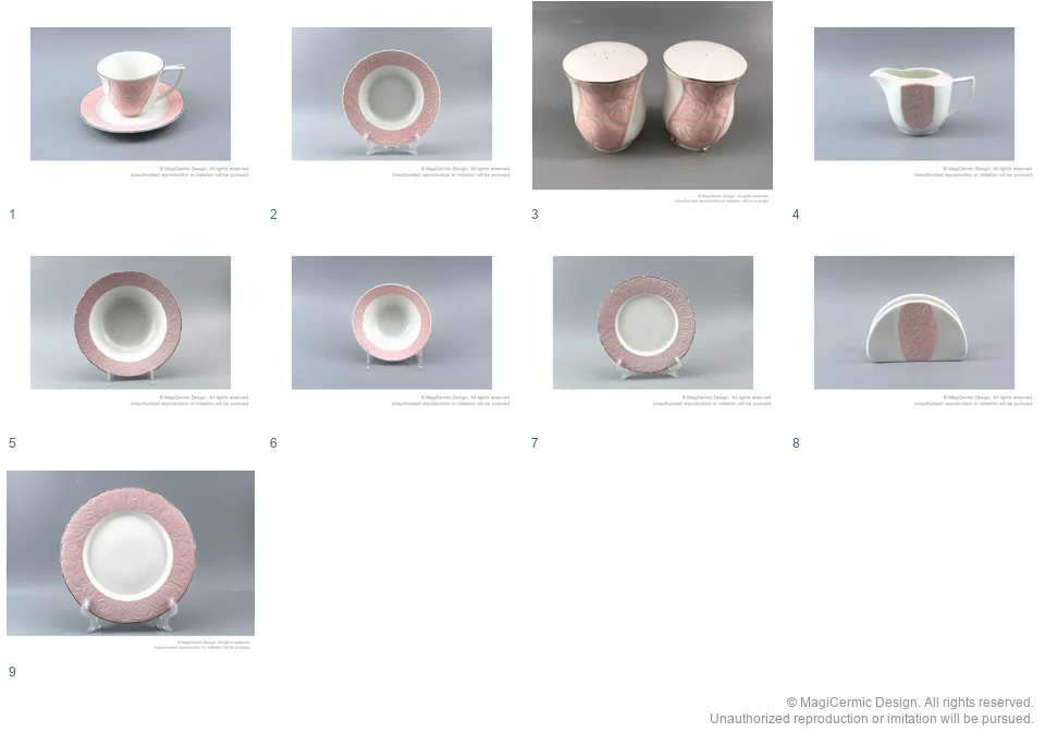 Complete original product reference board for this selection, page 1
