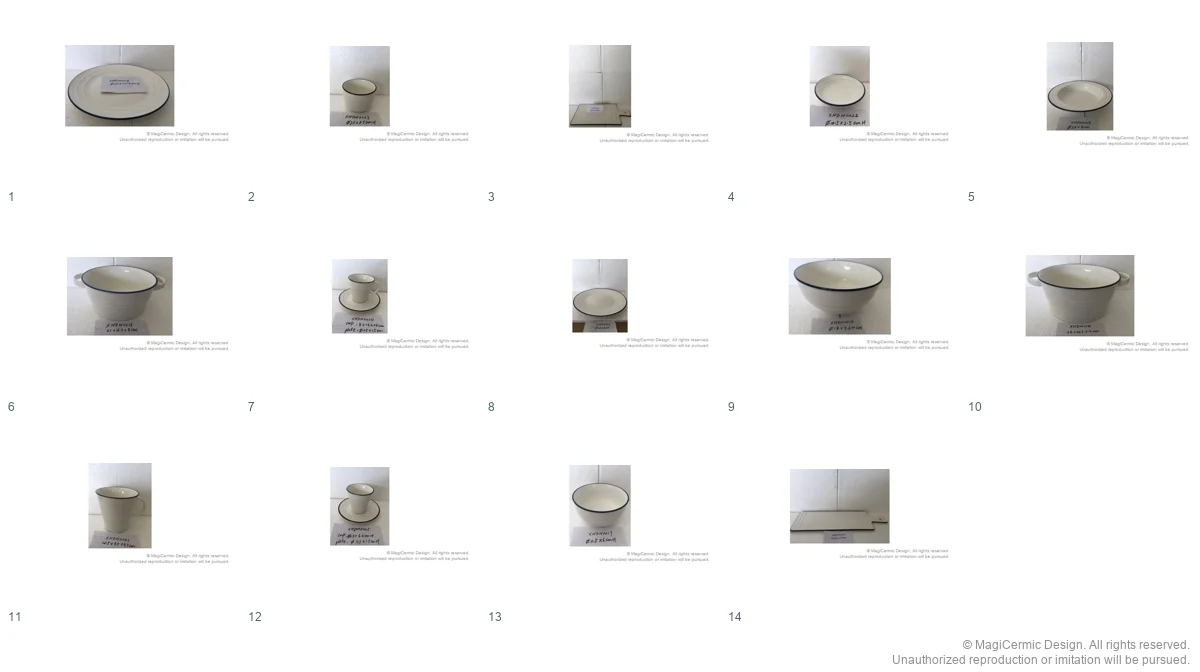 Complete original product reference board for this selection, page 1