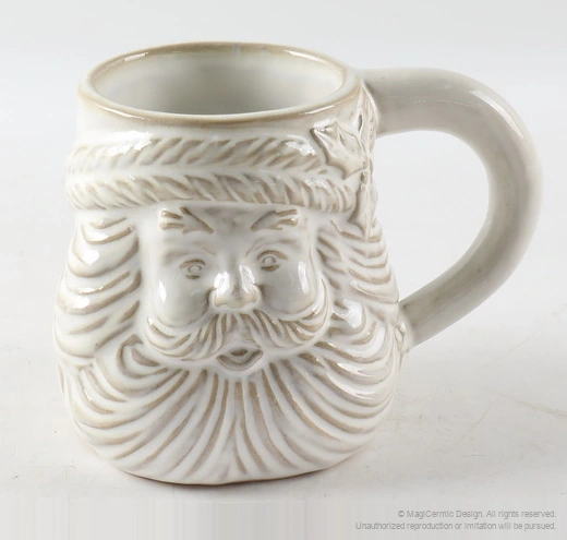 Santa, Sculpted in Winter White collection, cropped original photograph of MCS25Q25L502