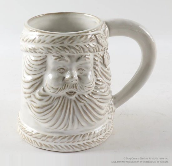 Santa, Sculpted in Winter White collection, cropped original photograph of MCS25Q25L503