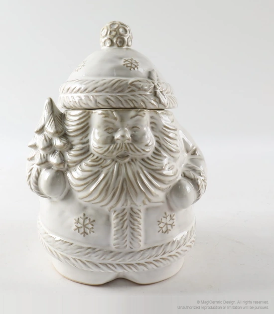 Santa, Sculpted in Winter White collection, cropped original photograph of MCS25Q25L506