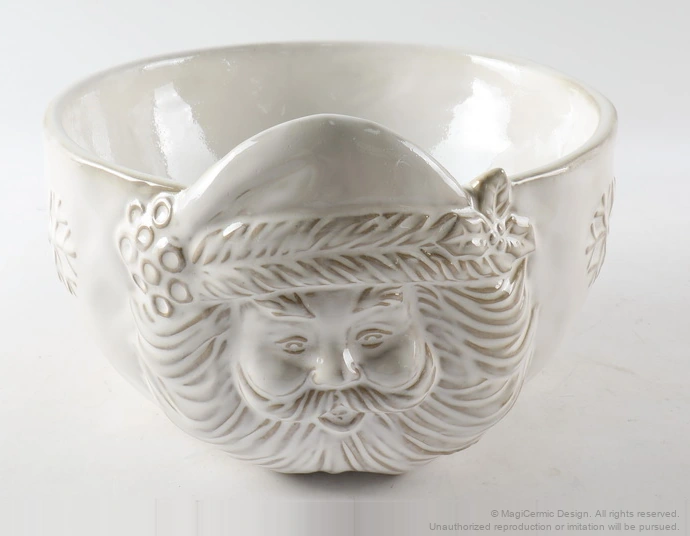 Santa, Sculpted in Winter White collection, cropped original photograph of MCS25Q25L509