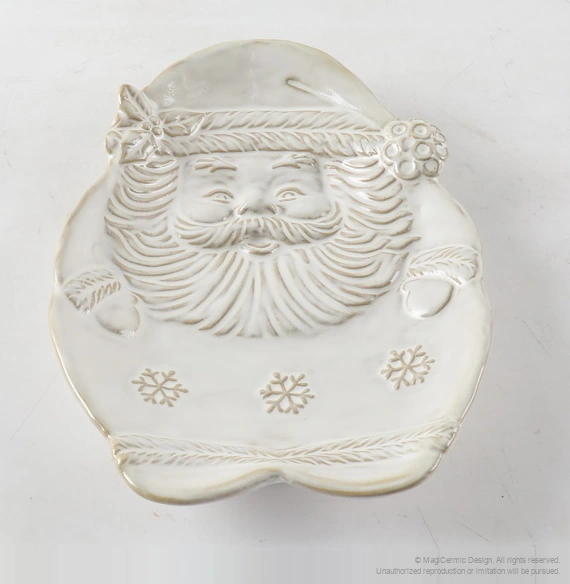 Santa, Sculpted in Winter White collection, cropped original photograph of MCS25Q25L511