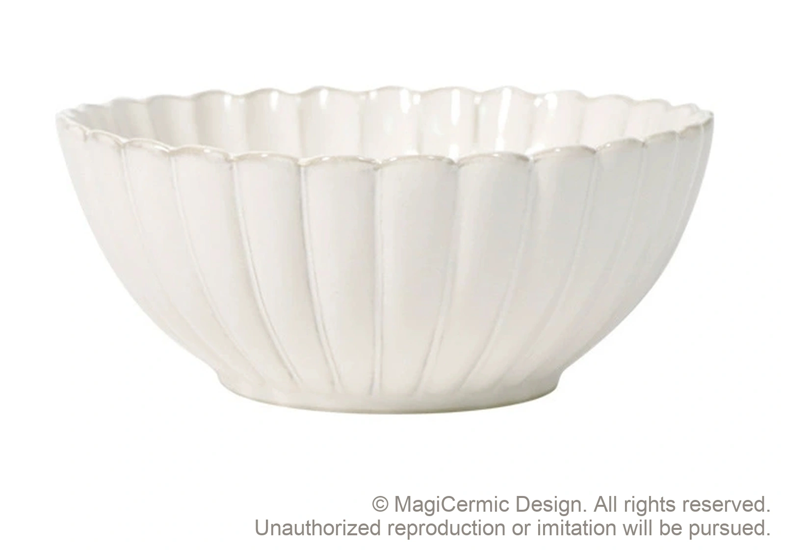 Original MGB product photograph: fluted bowl, catalogue reference DZP5791L
