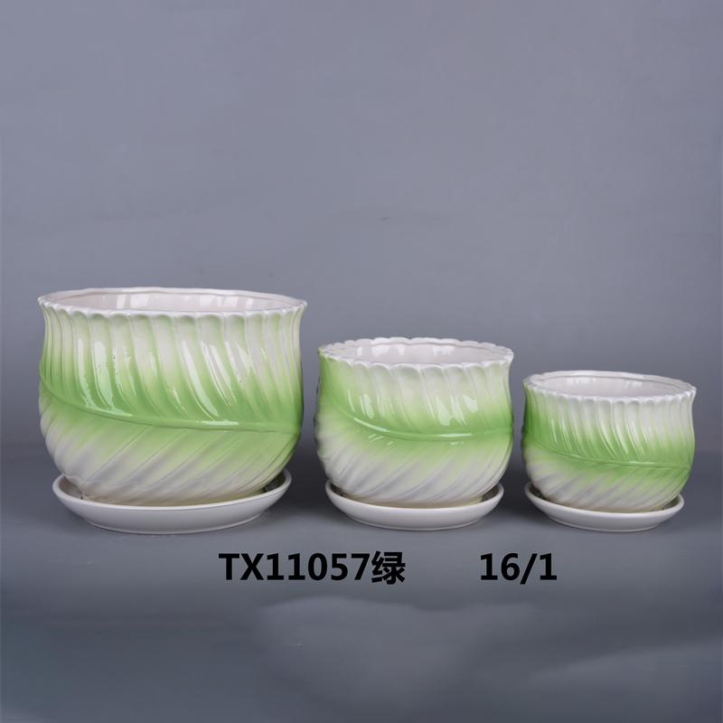 Decorative ceramic vase collection